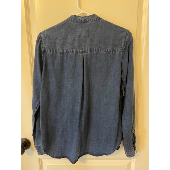 Anthropologie Rails Rosalee Tie Chambray Top - Picture 3 of 9